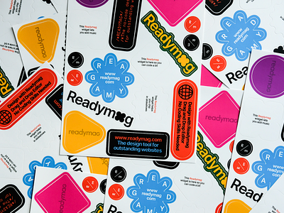 New Readymag Merch clothing logo merch merchandising sticker textile