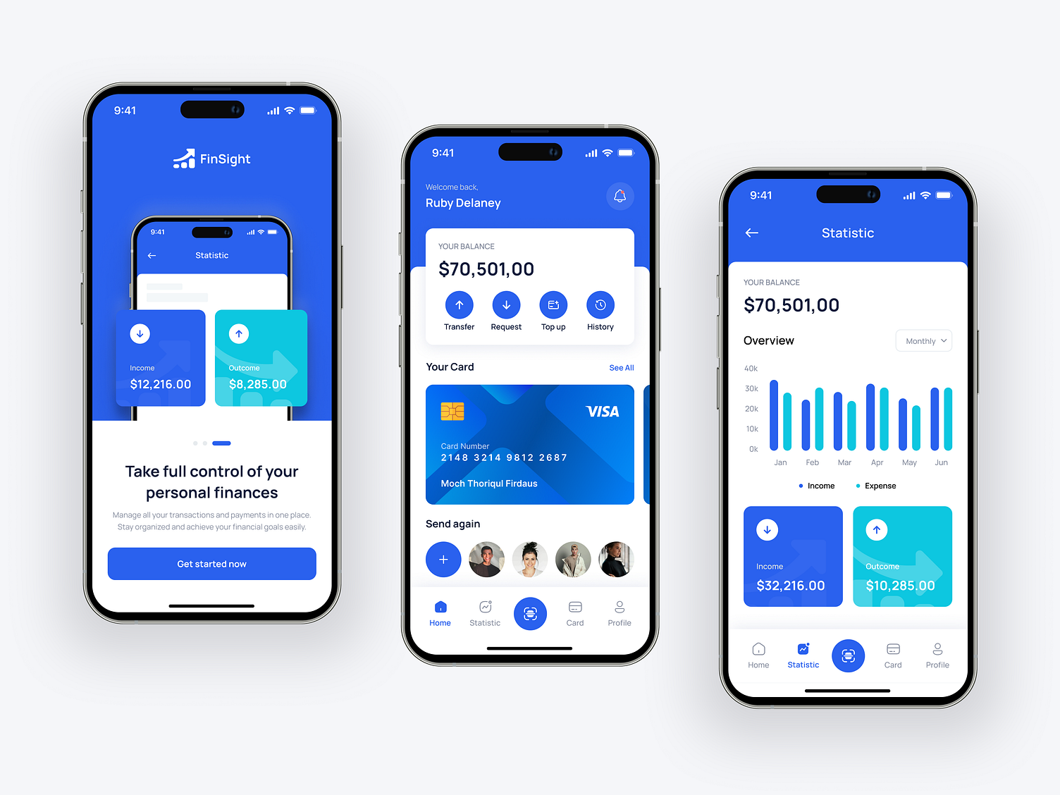 FinSight - Financial & Digital Wallet UI Kit by Toko Design for ...