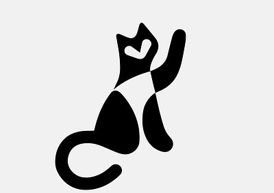 LOGO - CAT animal animals black branding cat cats design graphic design icon identity illustration logo marks mouse symbol ui