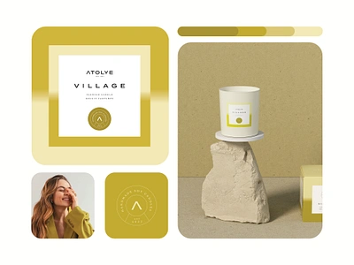 Atolye Branding and Packaging Design - Candle 3d animation app branding candle decor design graphic design home icons logo logo design logos minimal motion graphics packaging soy typography ui ux