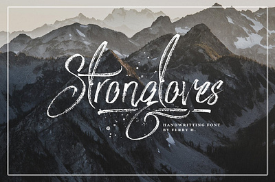 Strongloves Handwritting Font brush font brush fonts calligraphy font feydesign font font fonts handbrush font handlettering font handwritten font handwritting font lettering font logo font logotype font retro font script font scriptfont strongloves strongloves font typography font vintage font