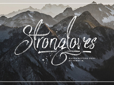 Strongloves Handwritting Font brush font brush fonts calligraphy font feydesign font font fonts handbrush font handlettering font handwritten font handwritting font lettering font logo font logotype font retro font script font scriptfont strongloves strongloves font typography font vintage font