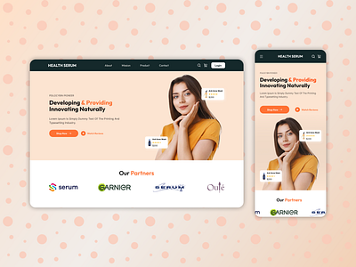 Health Serum app ui ecommerce figma mobile app design prototyping responsive design ui ux ui web design wireframe