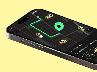 Taxi booking app 3d app design booking branding clean driver illustration interface mobile ui mvp service startup taxi ux uxui