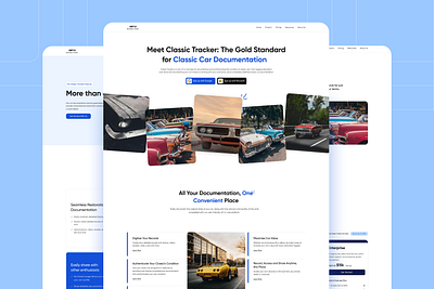 Car Restoration car classic tracker figma minimal modern restoration ui uiux website