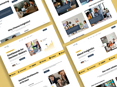 Insight On dashboard decision makers figma minimal modern ui uiux website