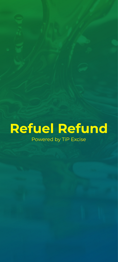 Refuel Refund App Design 3d branding graphic design logo ui