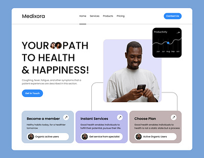 Ui Design branding design figma graphic design healthcare illustration landing page landingpage logo ui uidesign uiux ux webdesign website websitedesign