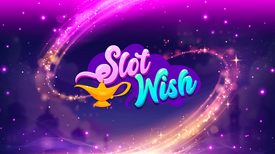 Slot Wish Logo brand identity branding casino color design gaming ill illustration logo