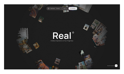 Real hero page design product product design ui