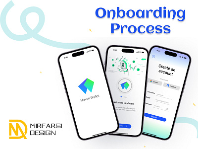 Onboarding Process - Crypto Wallet app app design crypto figma onboarding ui ui design ux wallet welcome