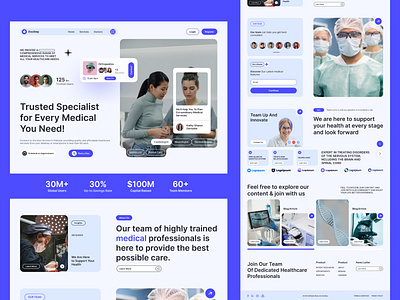 💻 DocStep | Online Doctor Consultation Platform UI Design 🩺