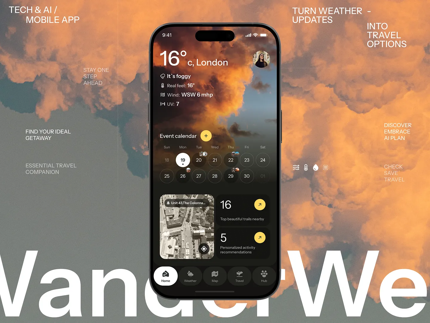 WanderWeather: Innovative Weather Website Design for Travelers