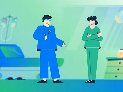 Explainer for ContraHealthcare 2d 2d animation 2d illustration adobe after effects adobe illustrator animation character doctor explainer flat health healthcare hospital illustration medicine motion graphics operation procedure vector video