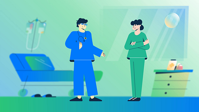 Explainer for ContraHealthcare 2d 2d animation 2d illustration adobe after effects adobe illustrator animation character doctor explainer flat health healthcare hospital illustration medicine motion graphics operation procedure vector video