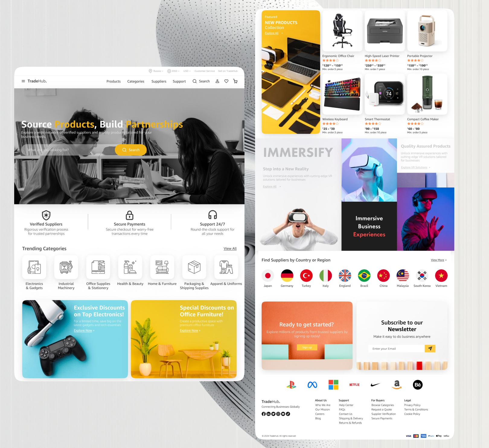 Example of Modern And Responsive Web Design