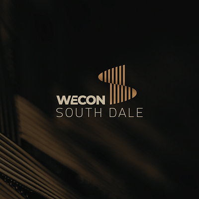 A professional logo design for Wecon real estate project. 3d adobe illustrator branding business logo digital elegant golden logo graphic design label logo logo mark logo type logomark modern modern logo motion graphics project logo real estate logo typography ui