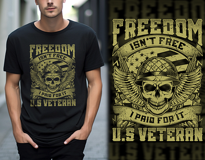 VETERAN T-SHIRT DESIGN americanpatriot army customtshirtdesign fashion graphic design illustration militaryapparel militaryfamily militarymerch neverforgotten proudveteran saluteourheroes soldier supportourtroops usaapparel usmilitary veteranlife veteranpride veteransupport veterantshirtdesign