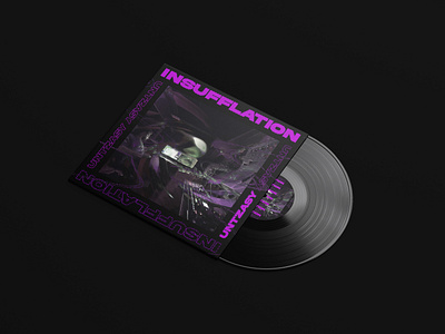 Vinyl Cover Design for Untzasy design graphic design music photography typography vinyl