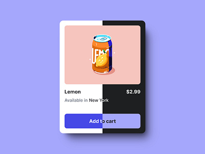 Ecommerce Product Card animation branding dailyui designchallenge ecommercedesign figma graphic design logo motion graphics productcard productdesign soda ui uidesign uiinspiration uxdesign