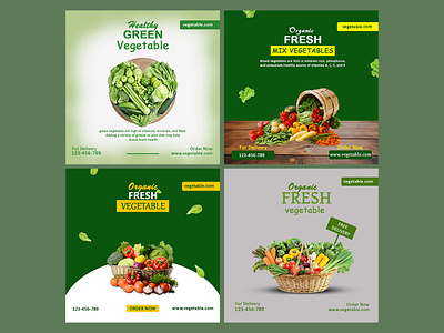 Vegetable - Social Media Post\Ad Design ad design creative design facebook post graphic design instagram post print product design social media post design template