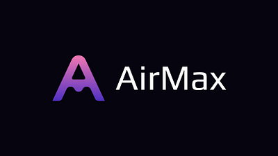 AirMax- Logo Design Concept blockchain branding creative crypto currency decentralized defi firelab focus lab hola lab logo logo design logo designer market modern nfts slack startup token web3