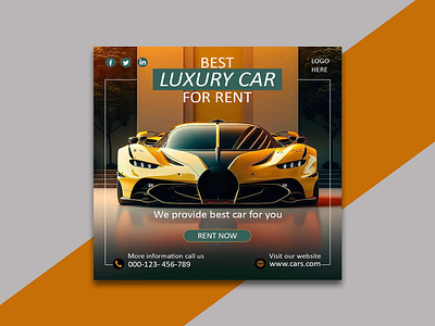 CAR-Social Media Post\Ad Design banner design car social media ad design car social media post design creative design facebook post graphic design instagram post print product design social media post design template