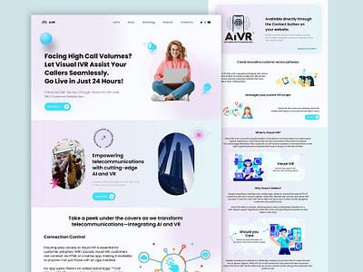 AiVr Template Design template uidesign website