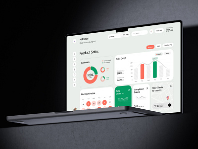 Sales Dashboard📊 branding creative dashboard design graphic design illustration logo modern ui ux