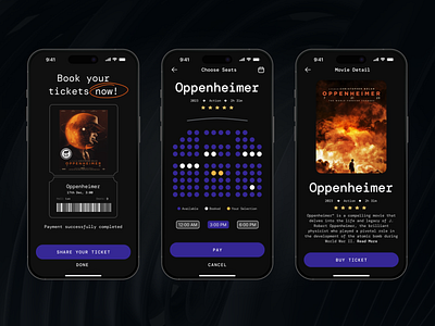 Introducing Our New Movie Theater Ticket Purchasing App! 🎬🍿 movieapp movietickets ticketbooking