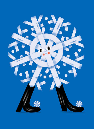 Snowflake art christmas illustrated illustration snowflake winter