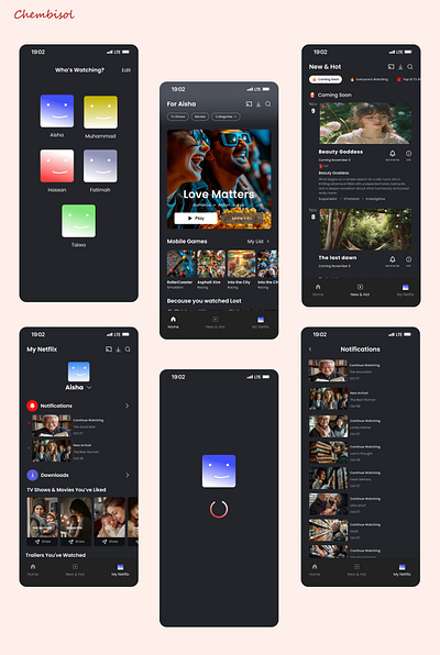 Netflix Redesign daily ui movie app netflix ui design