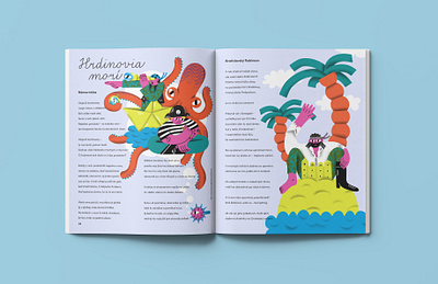 Bublina kids magazine character design design editorial graphic design illustration kids illustration