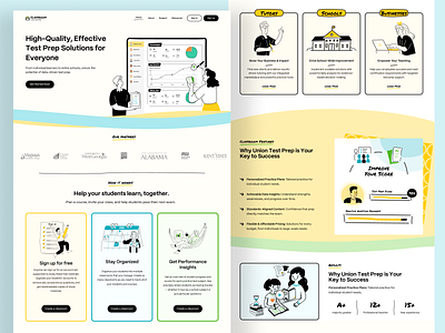 Website Design for Education platform Saas Web App. best on dribbble branding design doodle freelance freelance web designer freelancer hubspot illus illustration landing page logo saas ui ui ux unbounce web development webflow website website design