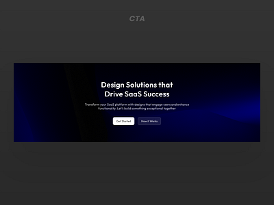 Saas CTA design ui visual design web desing