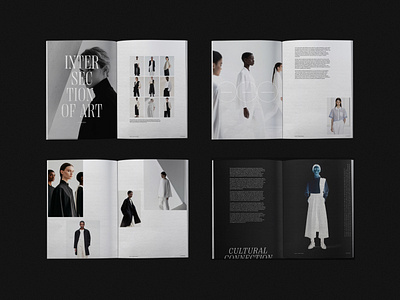 Serene magazine design branding design fashion graphic design layout magazine minimal print typography