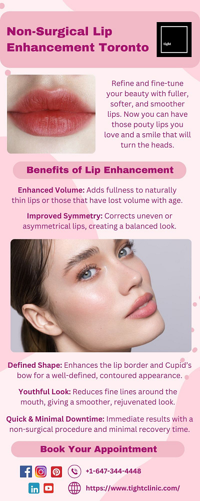 Treatment for Lip Enhancement Toronto - Tight Clinic lip enhancement toronto