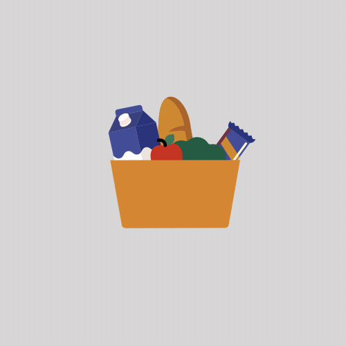 Smiles Market Loading Icon animating animation basket gif grocery icon loading logo motion graphics