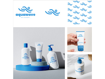 AQUAWAVE - COMPANY BRANDING branding graphic design logo ui