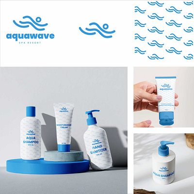 AQUAWAVE - COMPANY BRANDING branding graphic design logo ui