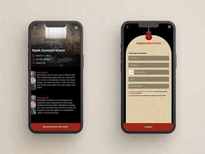 Event App Design app design logo ui ux