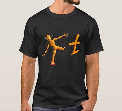 Golden Cyber Samurai - Futuristic Mecha Warrior T-Shirt stylecpu unique graphic tee