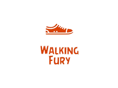 Walking fury logo design
