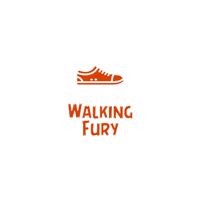 Walking fury logo design