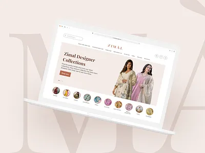 Minimal & Elegant: Zimal by Junaida’s E-Commerce Design ui ux website design wordpress