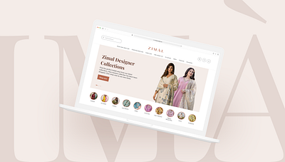 Minimal & Elegant: Zimal by Junaida’s E-Commerce Design ui ux website design wordpress