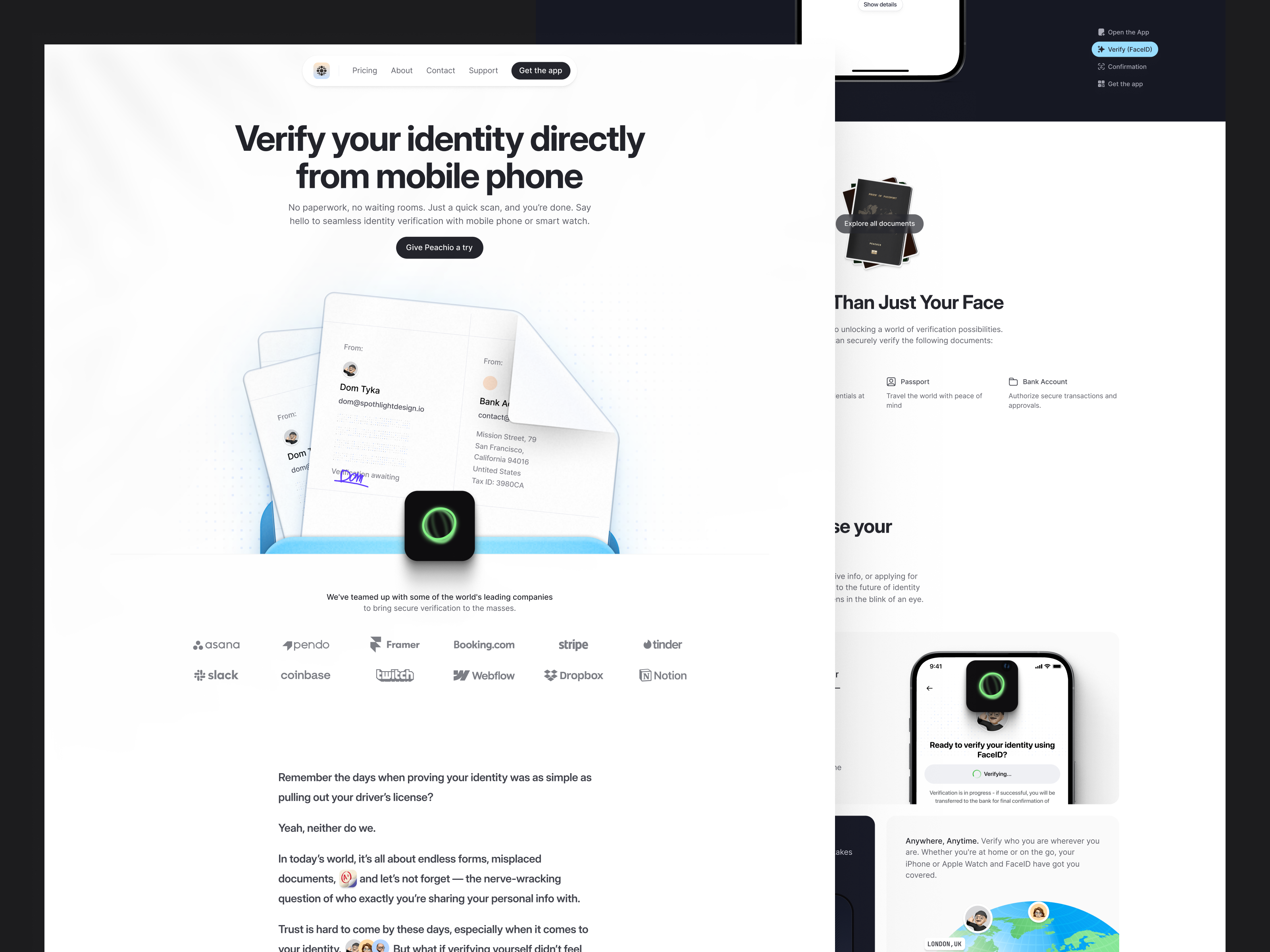 Example of Website/Landing Page