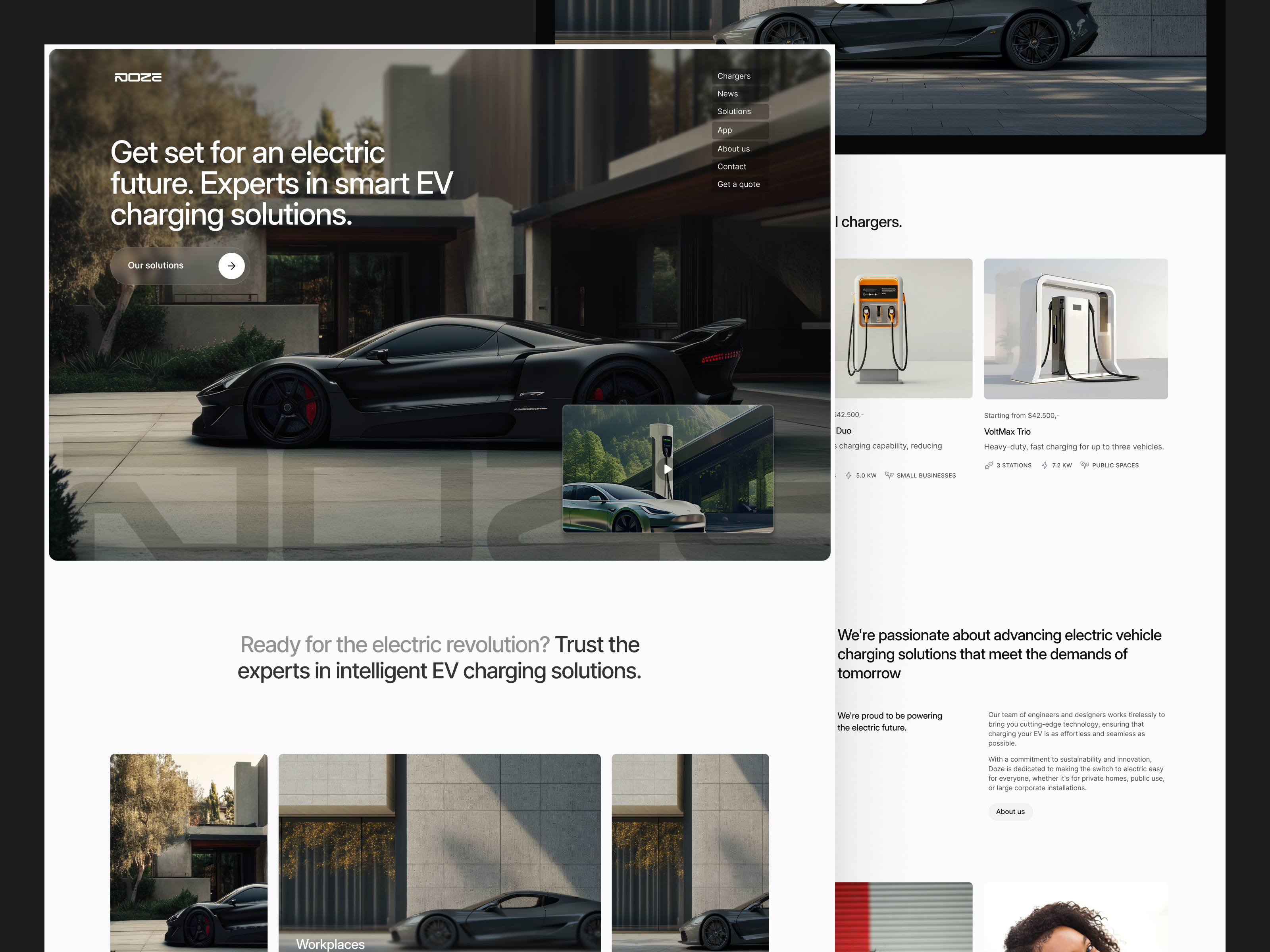 Example of Website/Landing Page