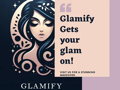 Glamify graphic design