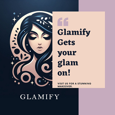 Glamify graphic design